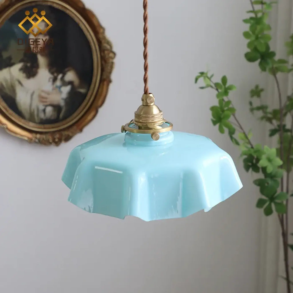 Suspension Crème en Céramique Ondulée | Kari