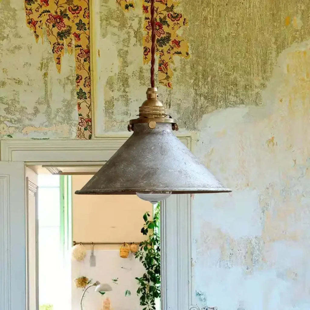 Lampe Suspendue Cage Cuivrée | Masa