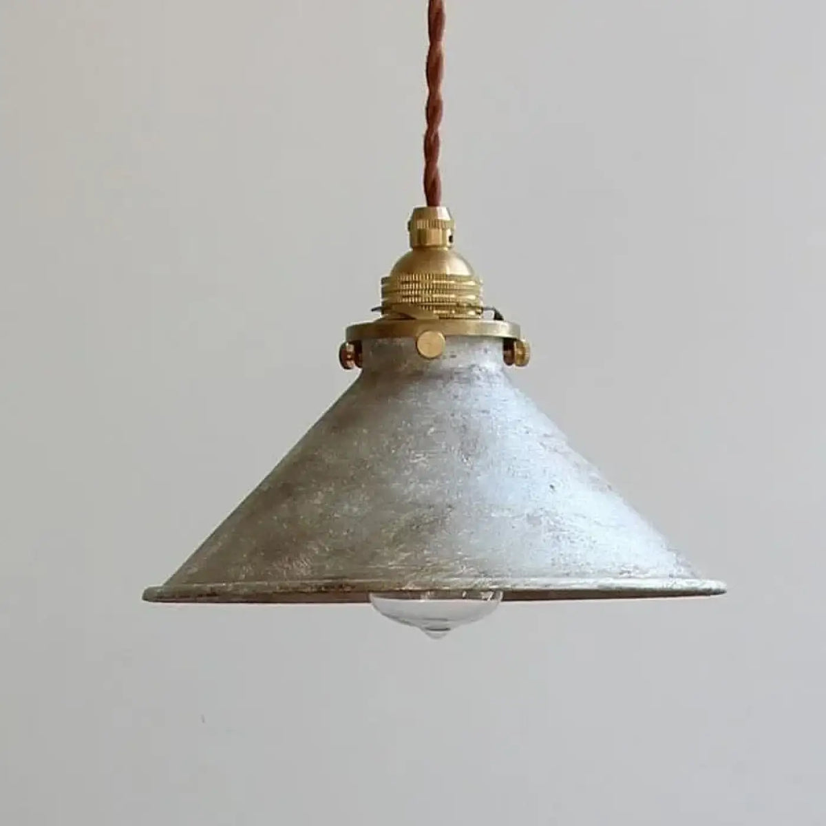Lampe Suspendue Cage Cuivrée | Masa