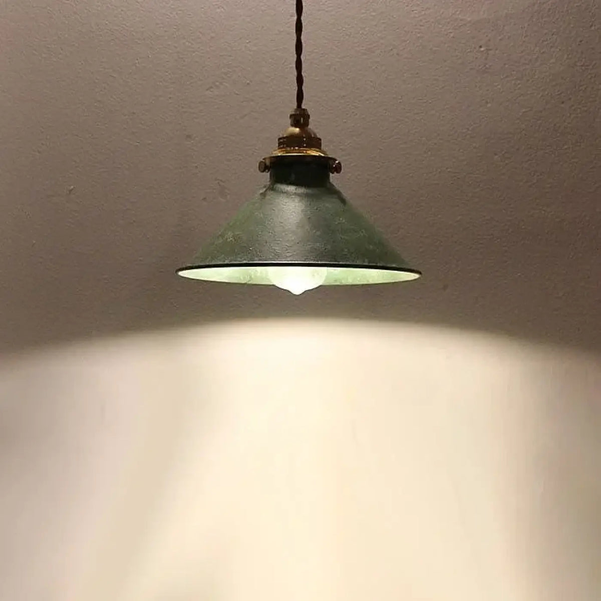 Lampe Suspendue Cage Cuivrée | Masa