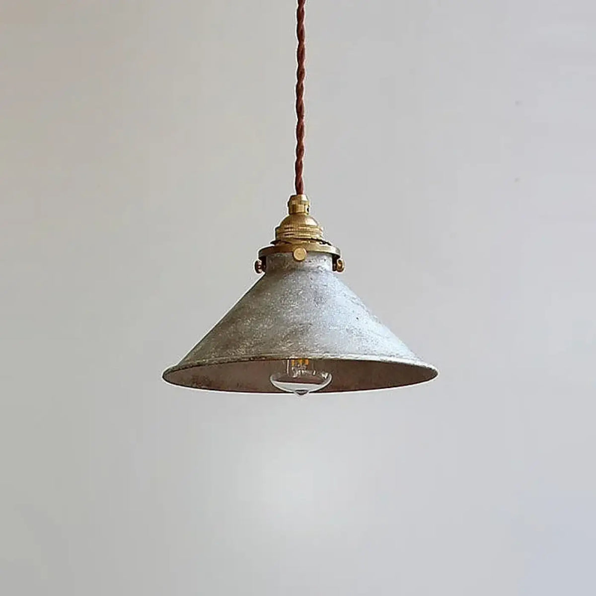 Lampe Suspendue Cage Cuivrée | Masa