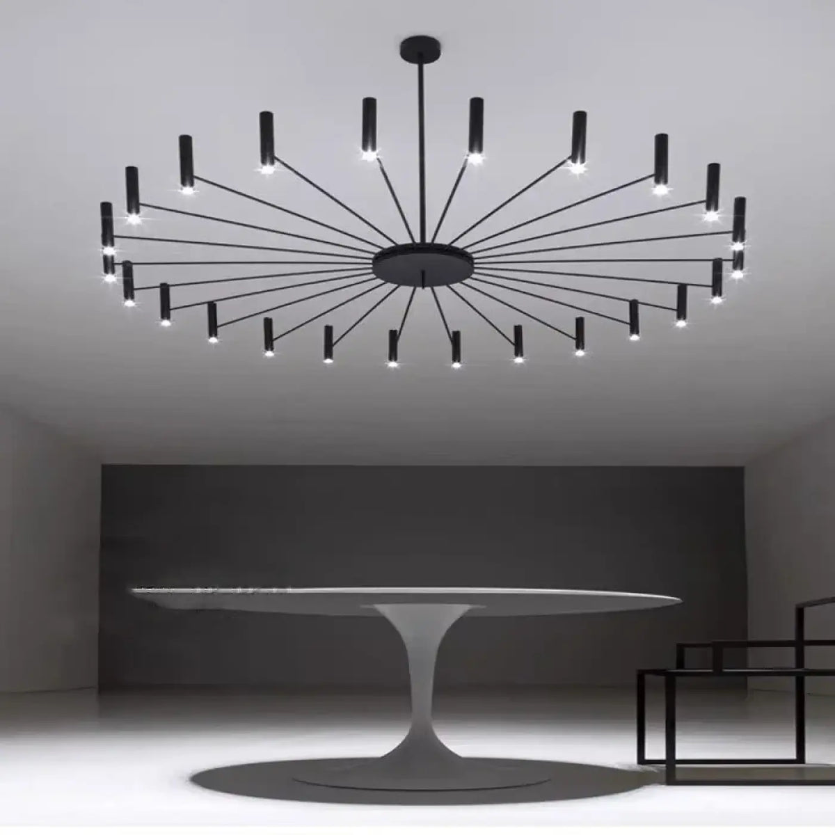 Suspension Xxl Noire à Bras Multiples | Zori