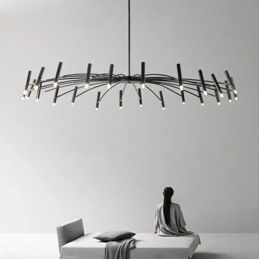 Suspension Xxl Noire à Bras Multiples | Zori