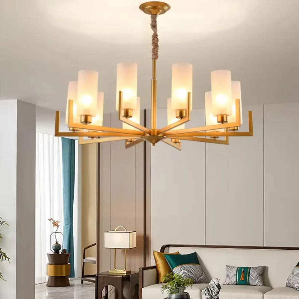 Lustre Suspendu Noir et Doré | Kaka