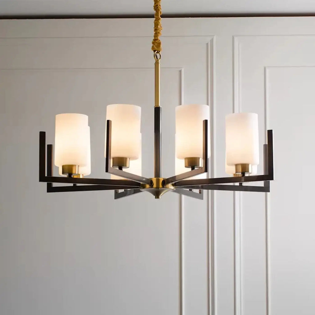 Lustre Suspendu Noir et Doré | Kaka