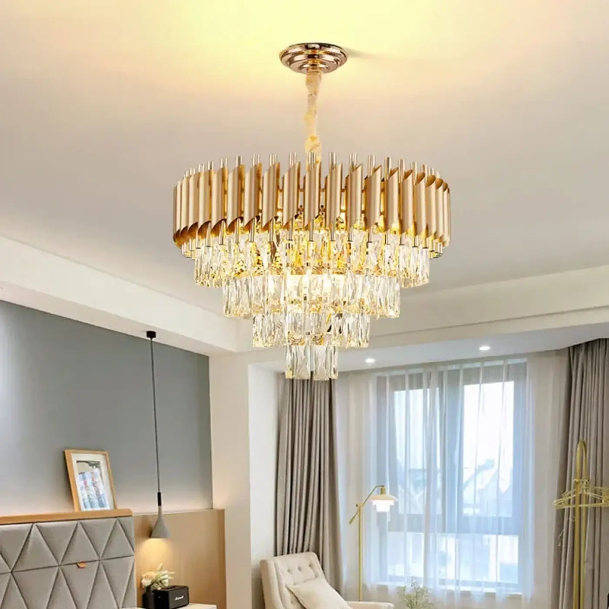Lustre Cascade en Cristal | Pana