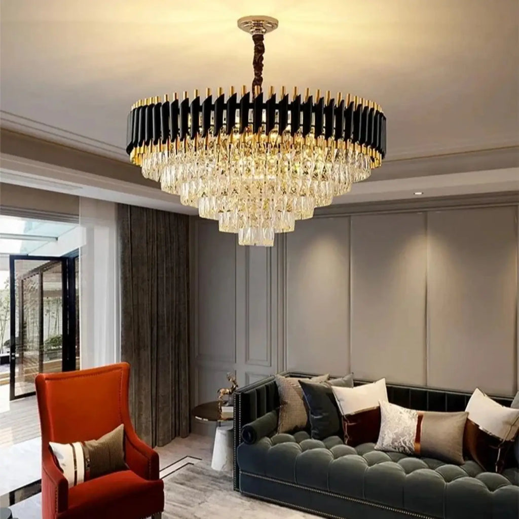 Lustre Cascade en Cristal | Pana