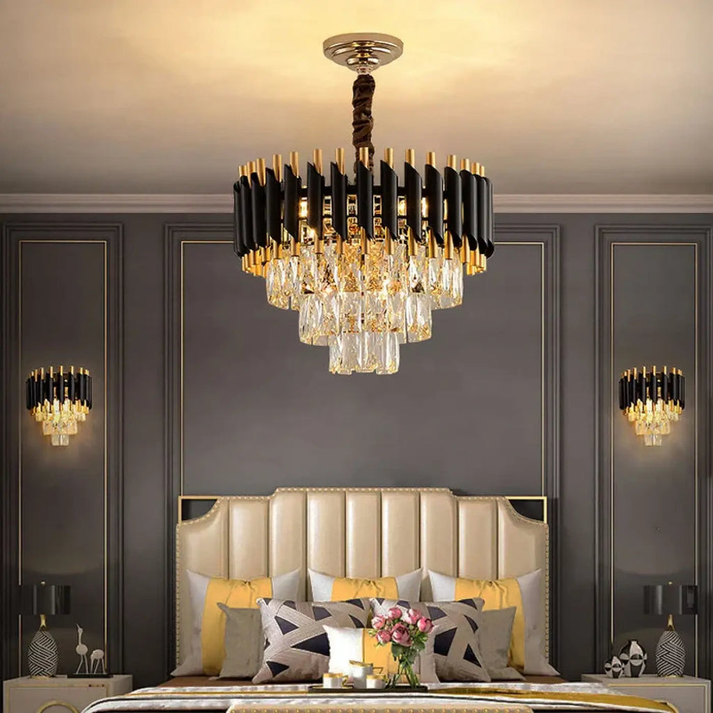 Lustre Cascade en Cristal | Pana