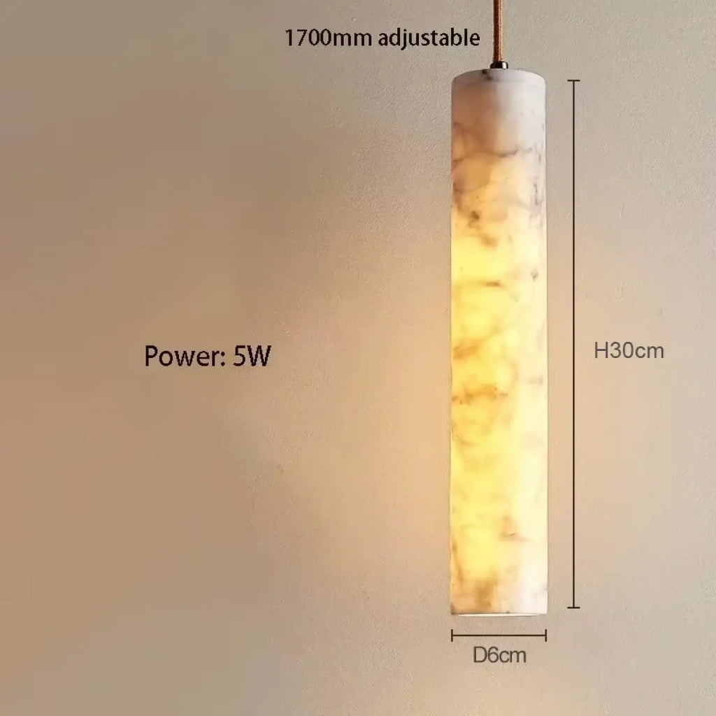 Lampe Suspendue LED en Marbre Moderne | Filo