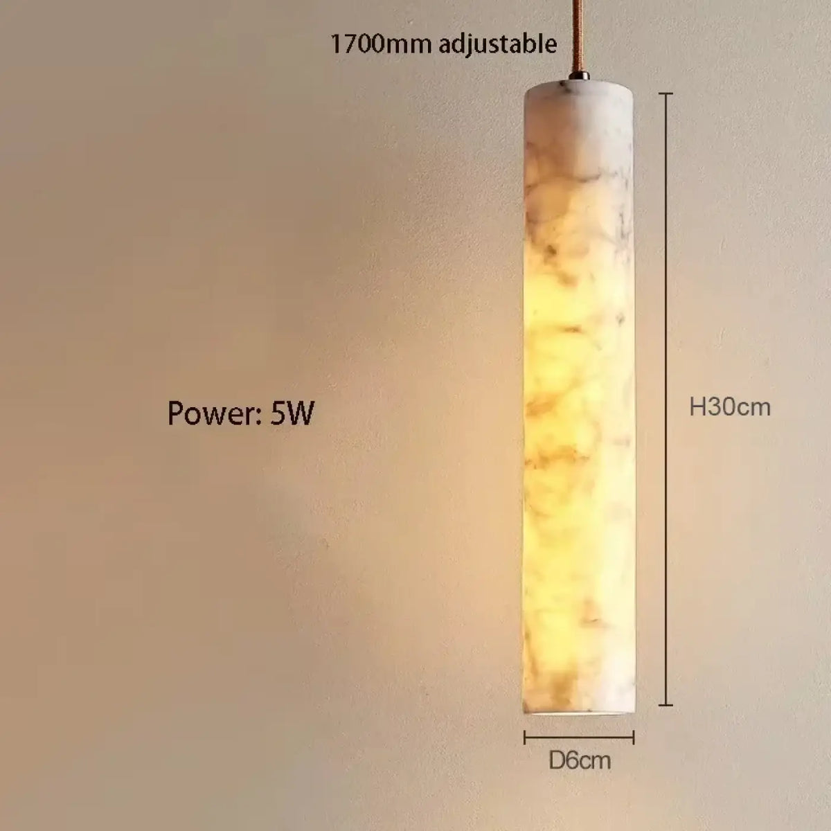 Lampe Suspendue LED en Marbre Moderne | Filo