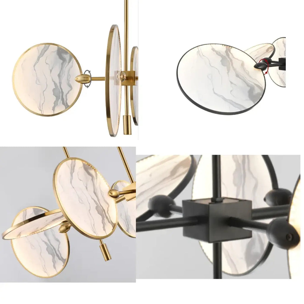 Lustre Disques Marbrés | Roka