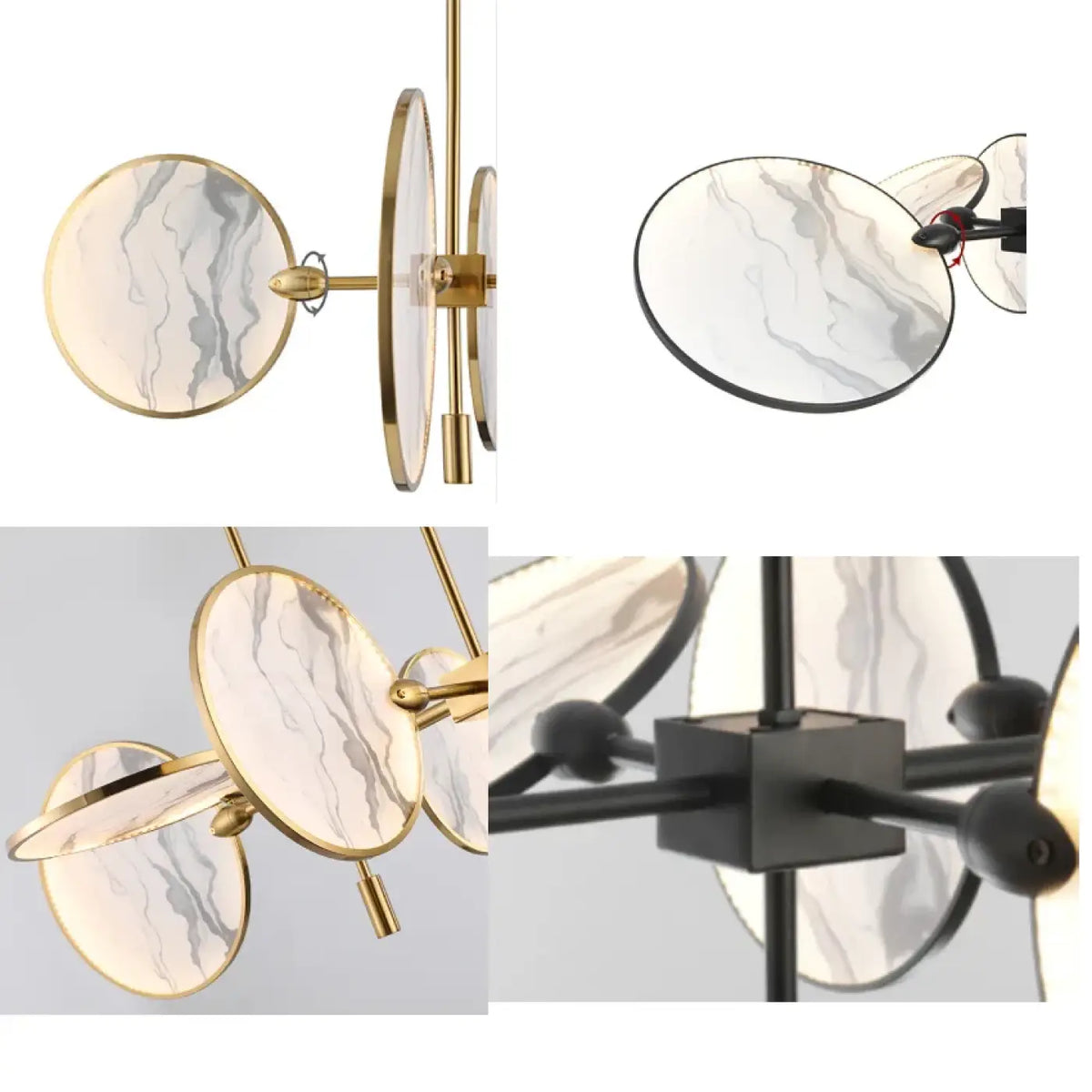 Lustre Disques Marbrés | Roka