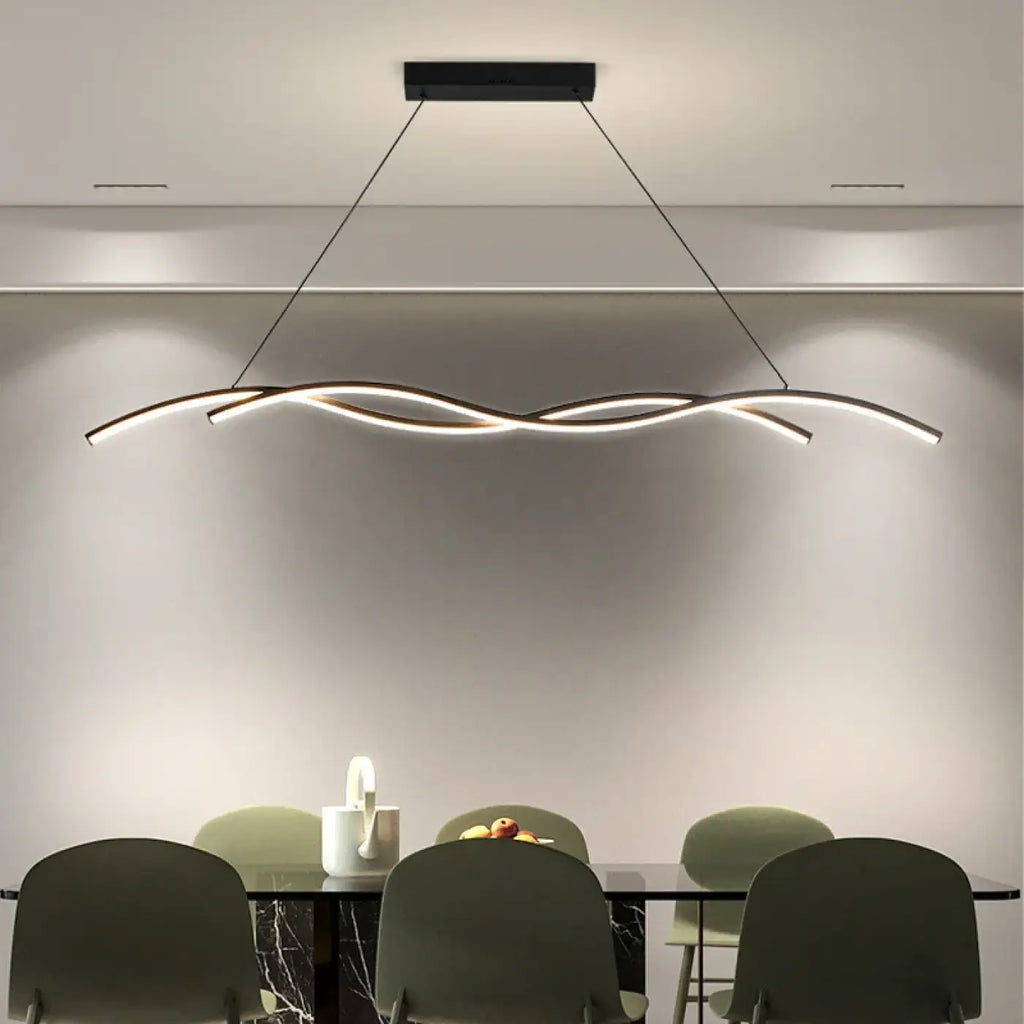 Suspension LED Vague Minimaliste Moderne | Vilo