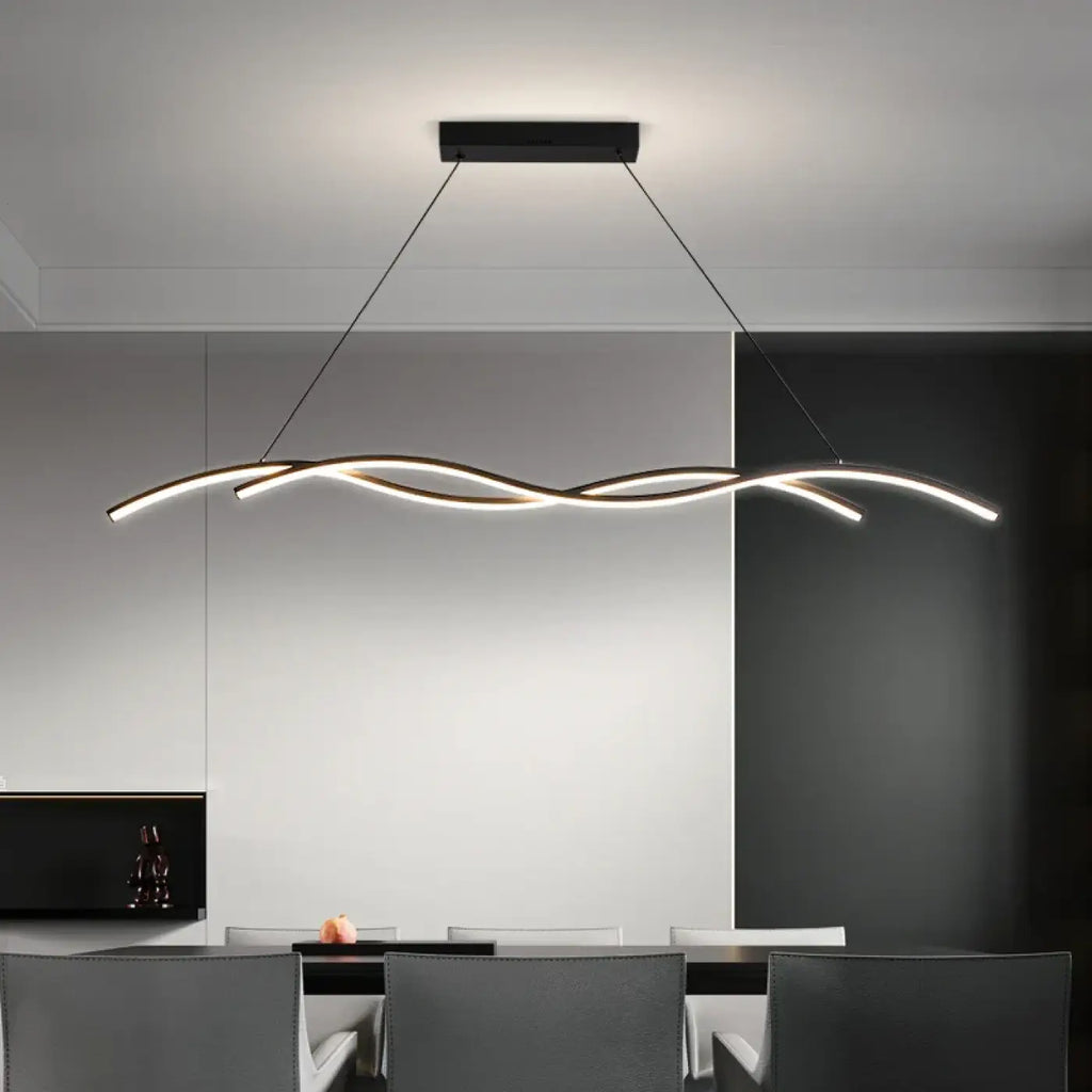 Suspension LED Vague Minimaliste Moderne | Vilo