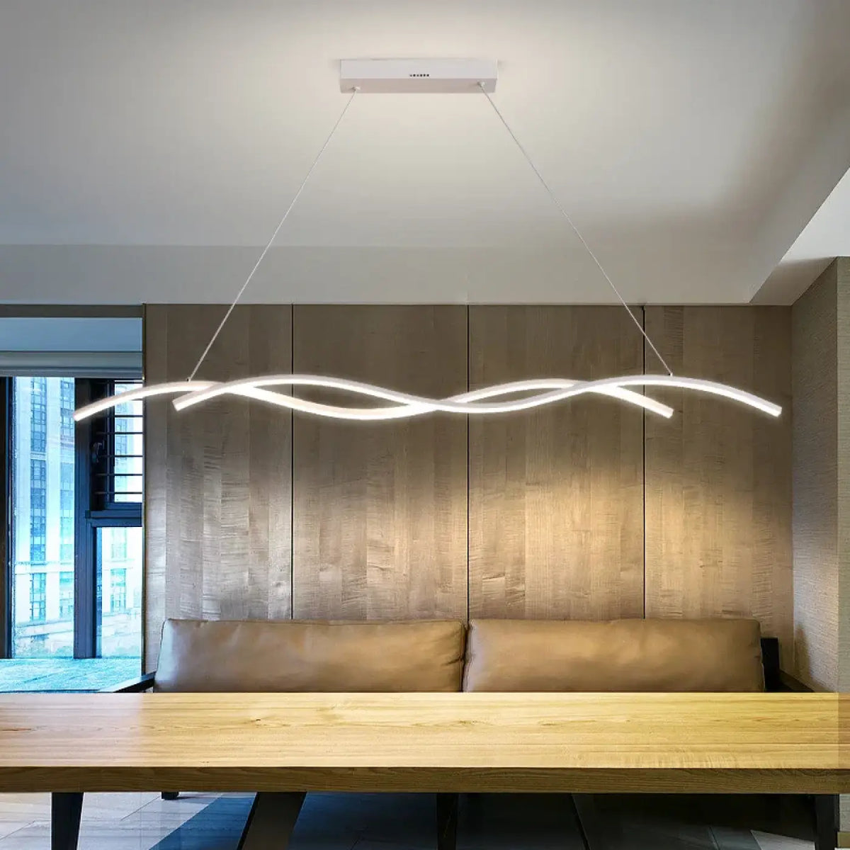 Suspension LED Vague Minimaliste Moderne | Vilo