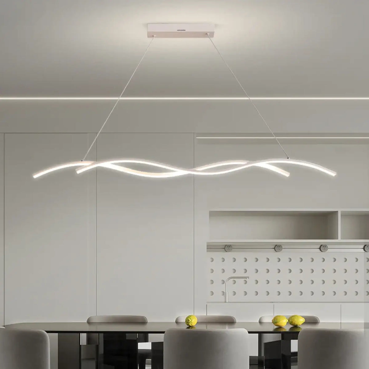 Suspension LED Vague Minimaliste Moderne | Vilo