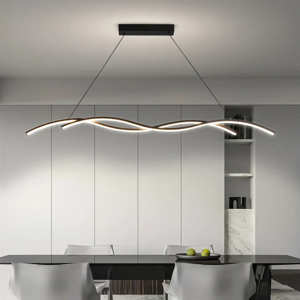 Suspension LED Vague Minimaliste Moderne | Vilo