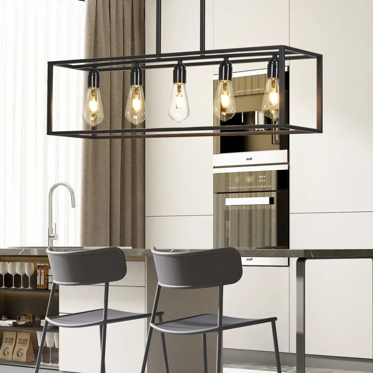 Lampe Suspendue Métal Rectangulaire | Ika