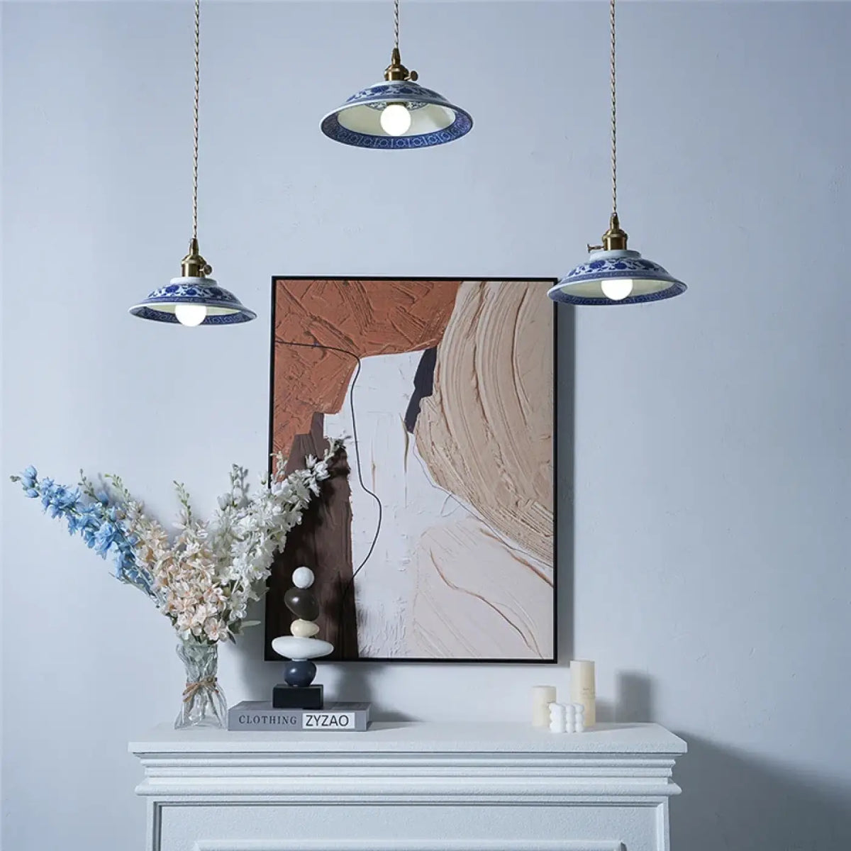 Suspension Porcelaine Chinoise Vintage | Sesa