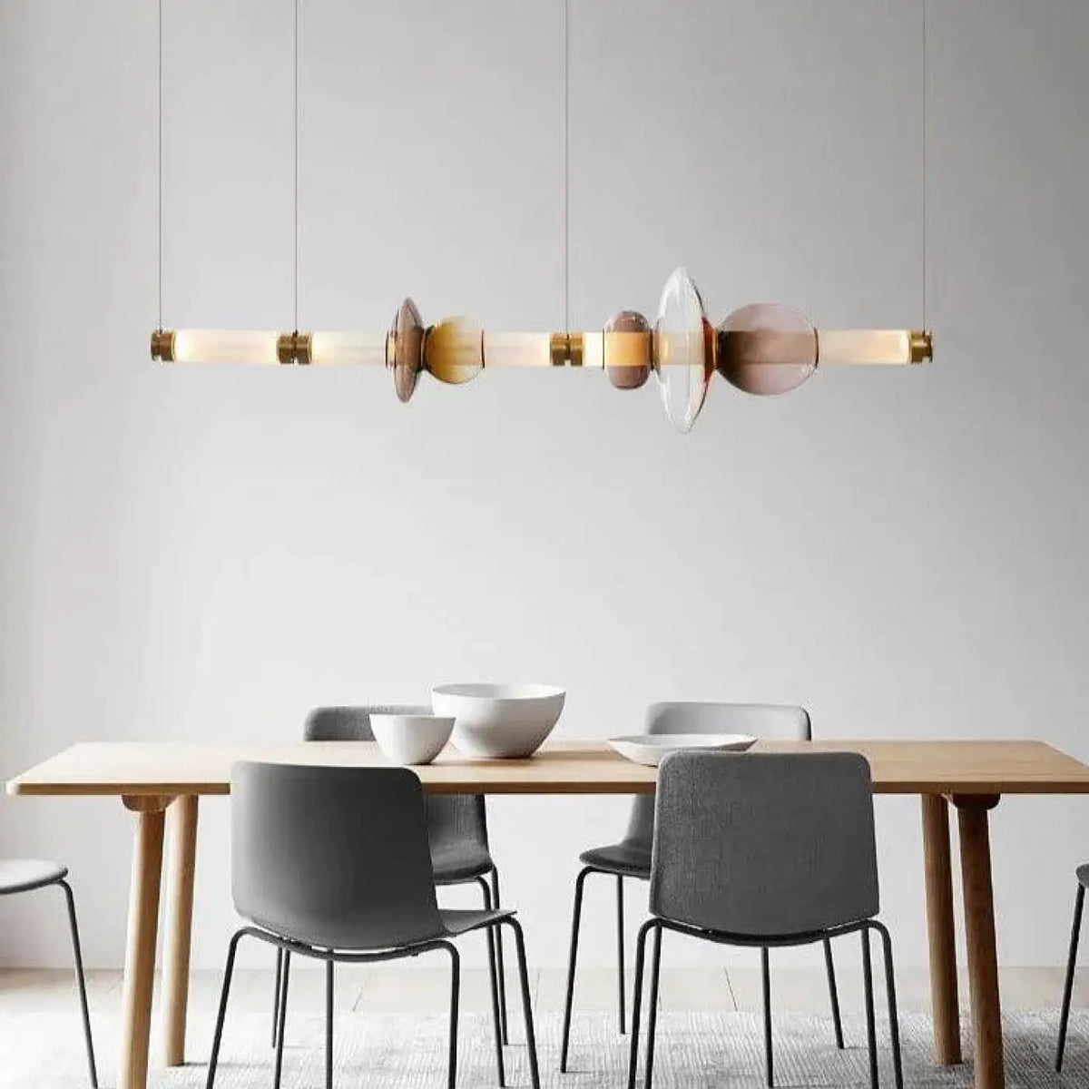 Suspension Tube LED Moderne | Mata