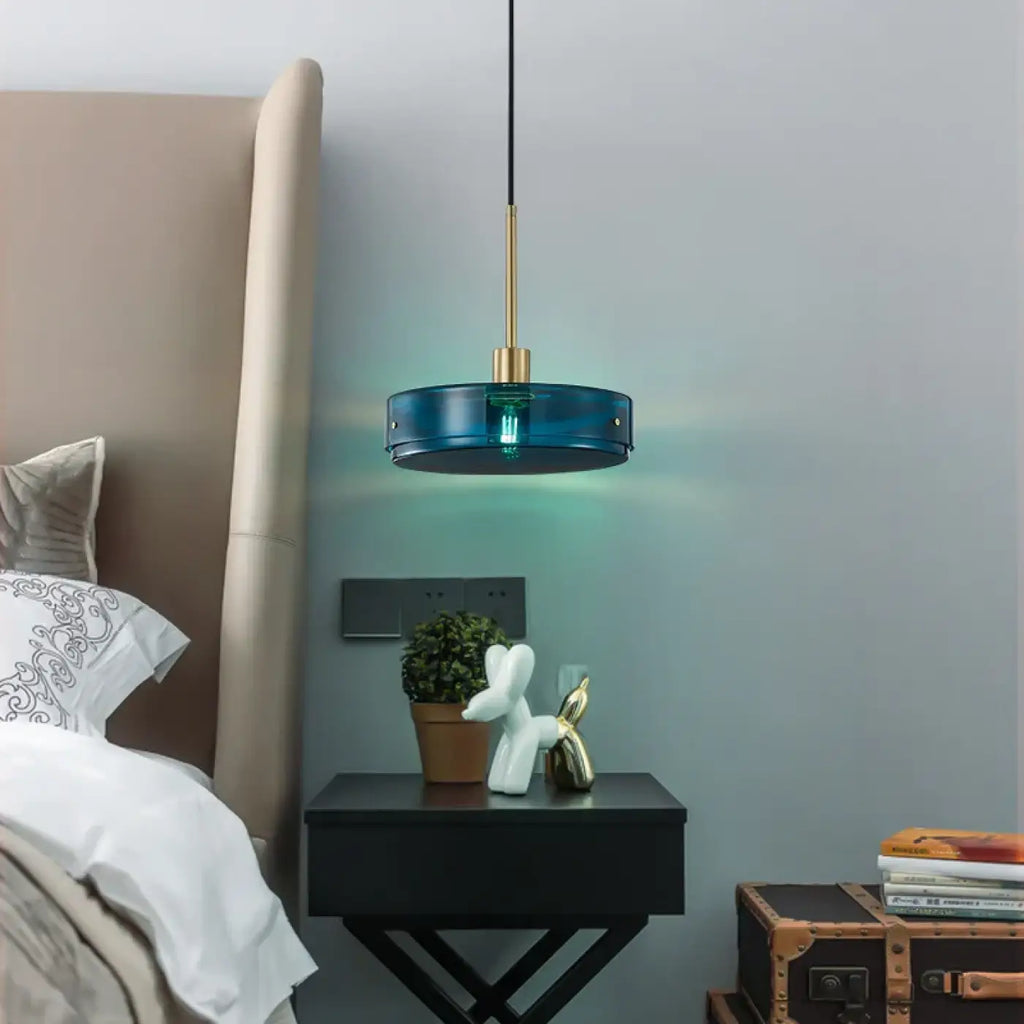 Suspension en Verre Bleu | Riri