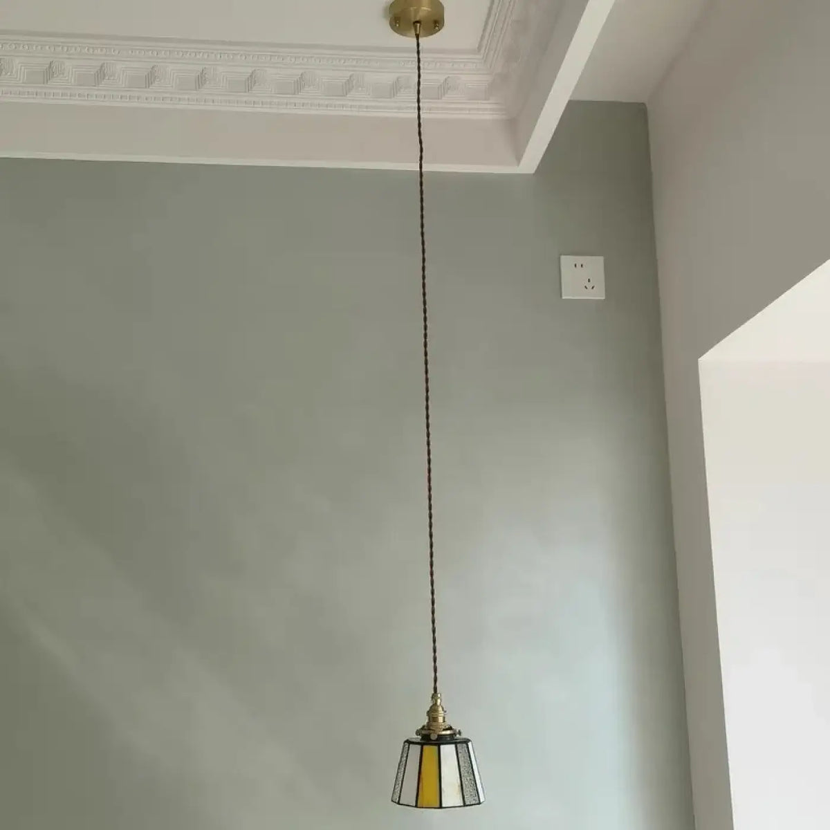Suspension Verre et Cuivre Vintage | Dava