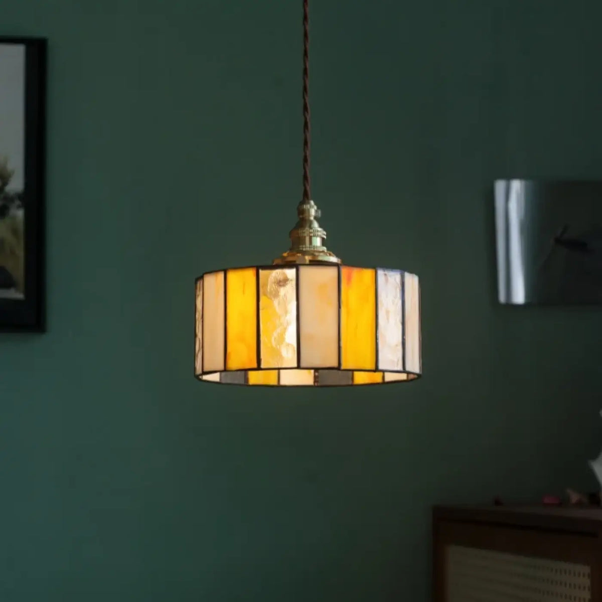 Suspension Verre et Cuivre Vintage | Dava