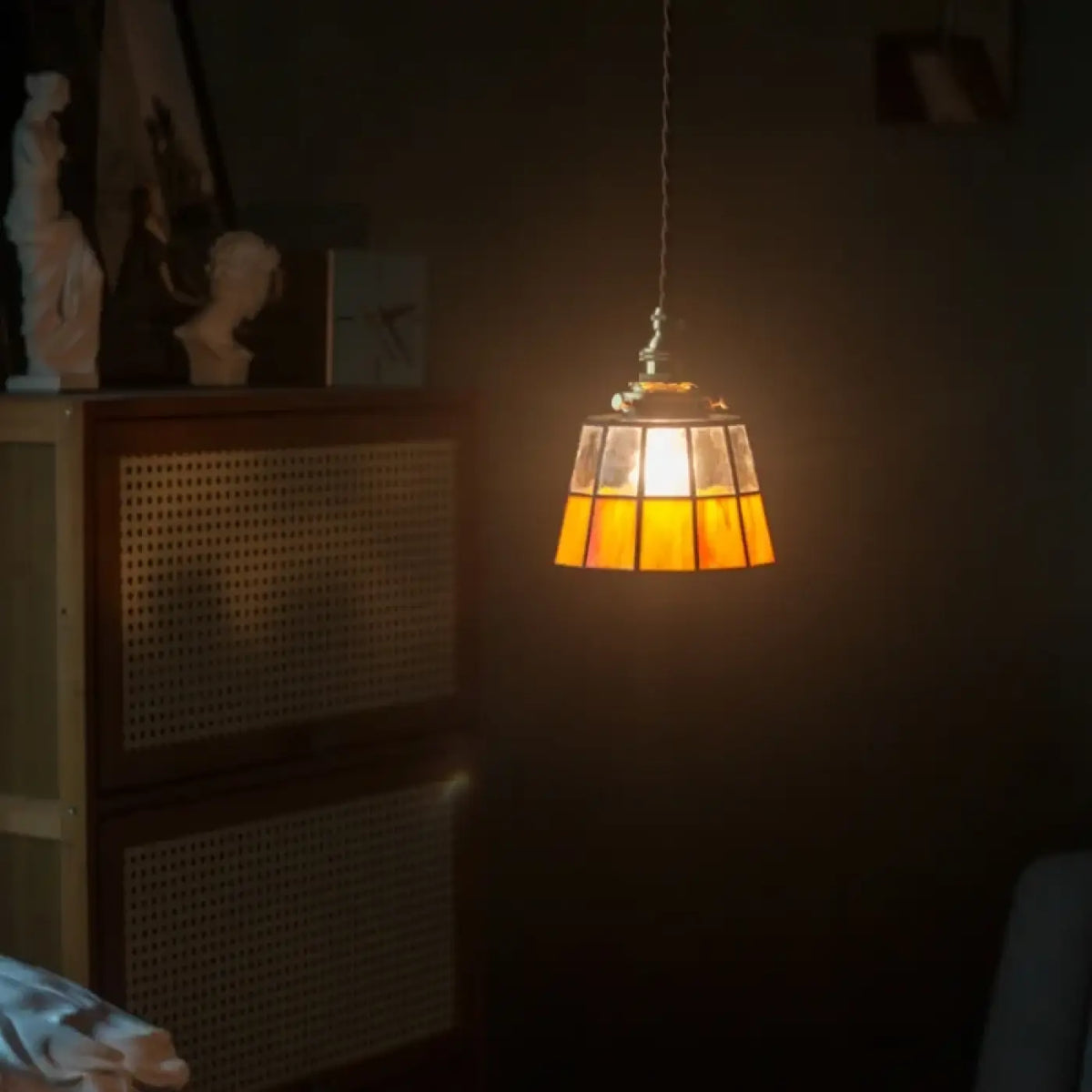 Suspension Verre et Cuivre Vintage | Dava