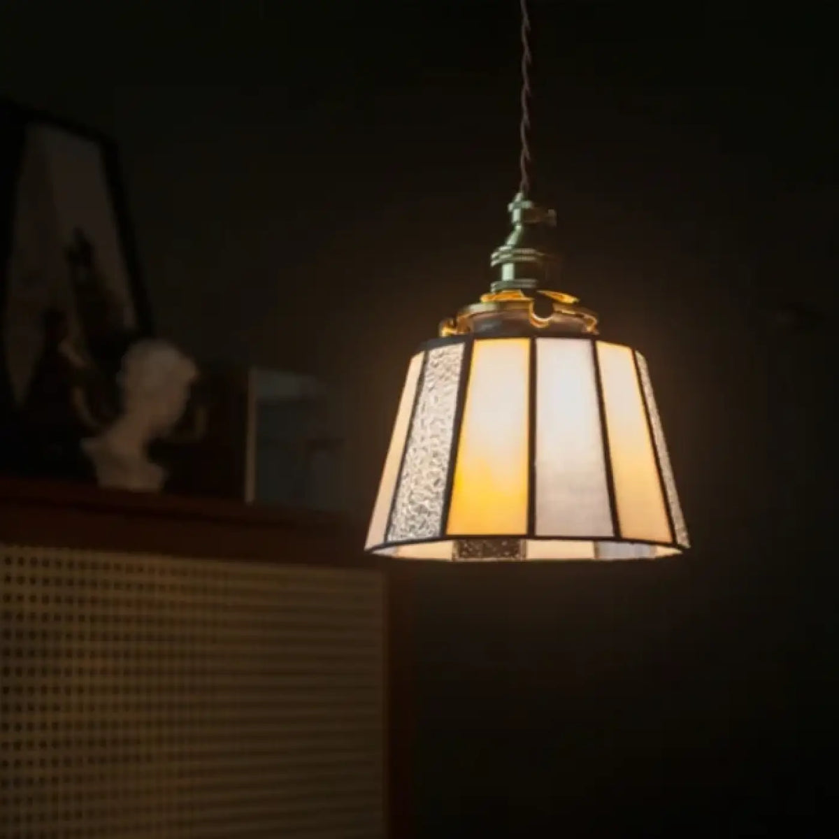 Suspension Verre et Cuivre Vintage | Dava