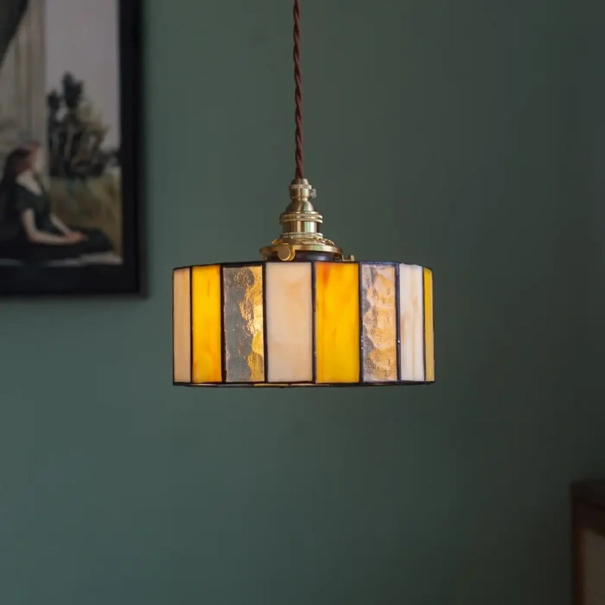 Suspension Verre et Cuivre Vintage | Dava