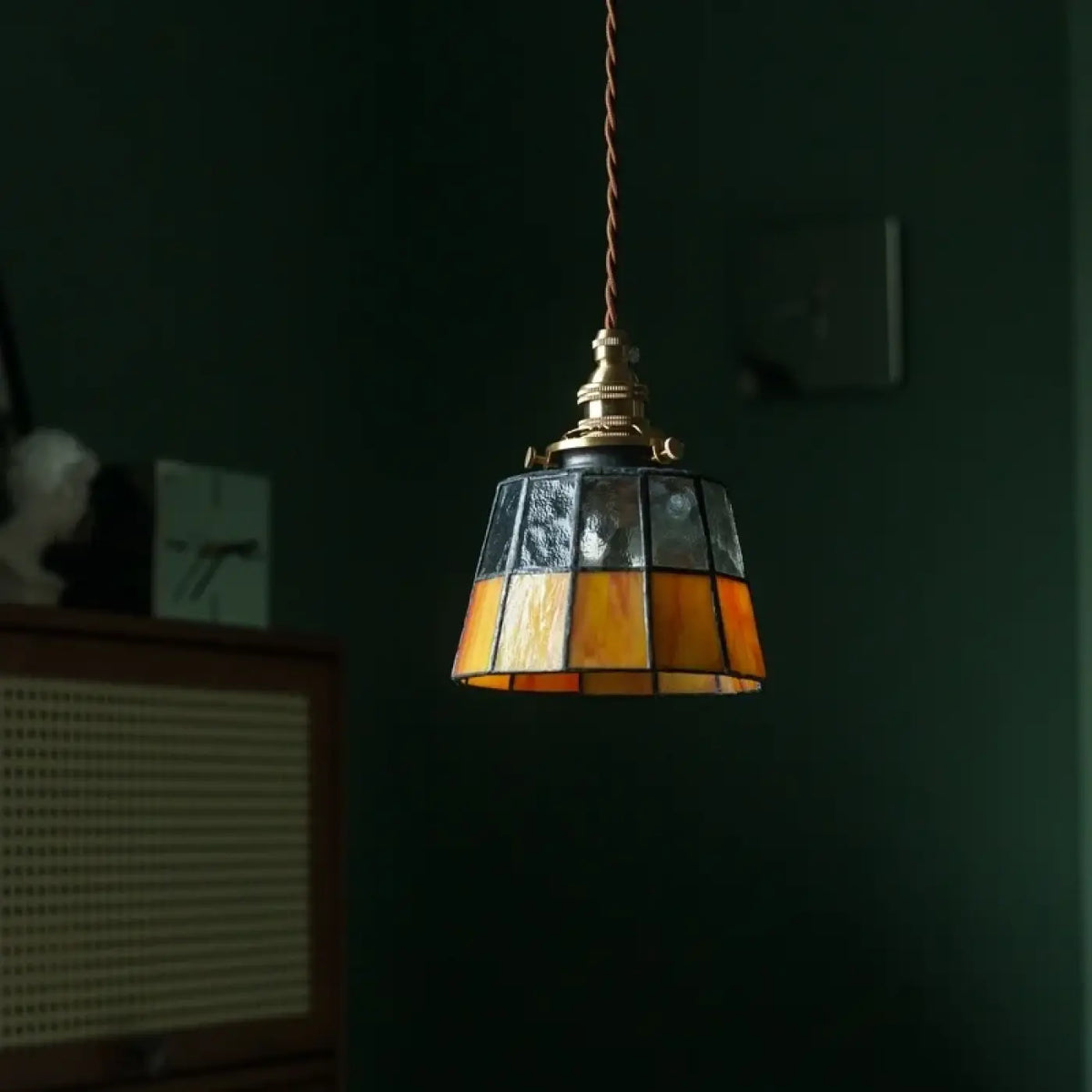 Suspension Verre et Cuivre Vintage | Dava