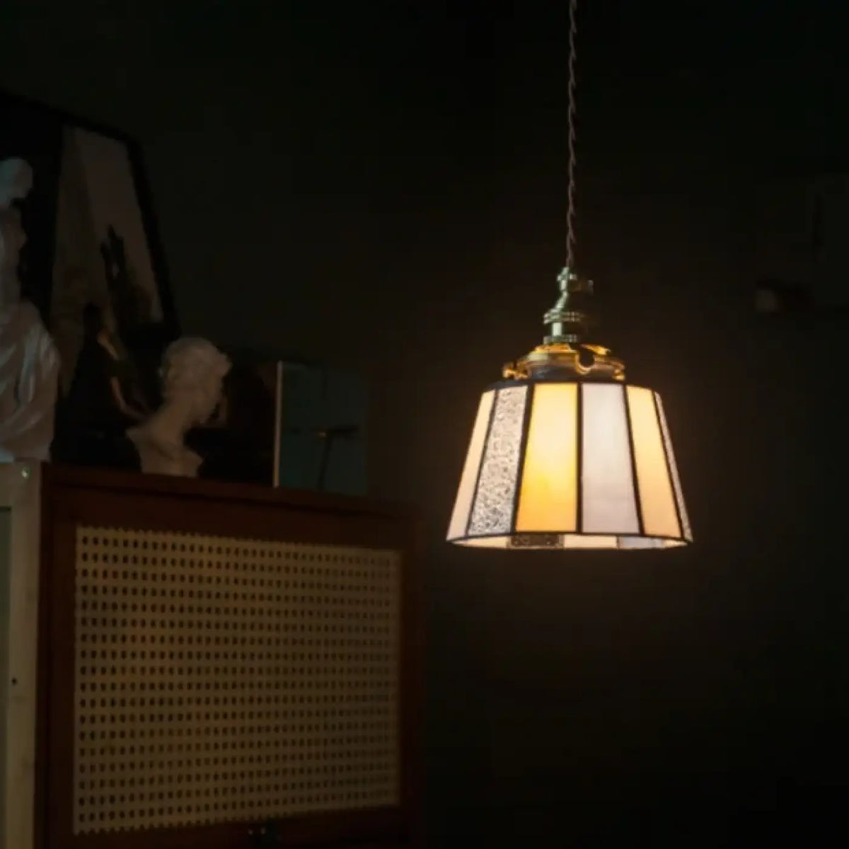 Suspension Verre et Cuivre Vintage | Dava