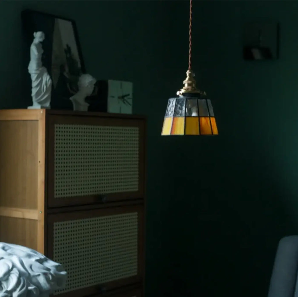 Suspension Verre et Cuivre Vintage | Dava