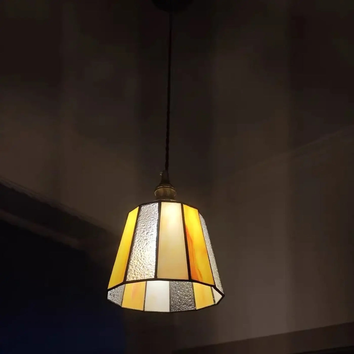 Suspension Verre et Cuivre Vintage | Dava