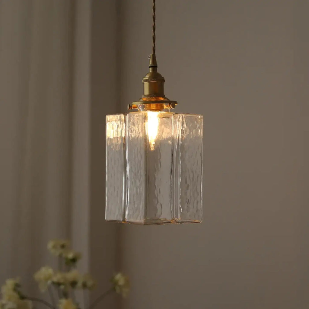 Suspension Verre et Laiton Ambiance Douce | Fala