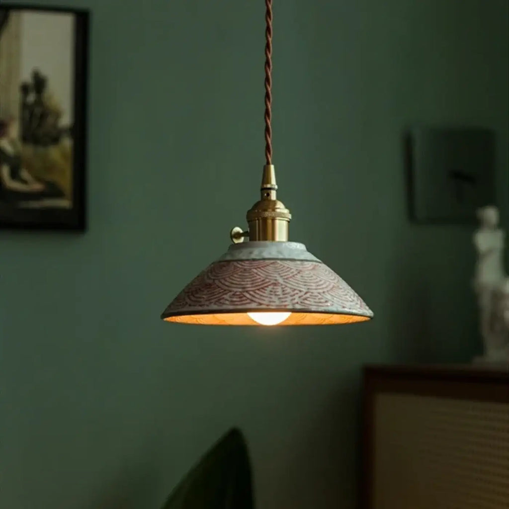 Lampe Suspendue Artisanale en Céramique | Fila