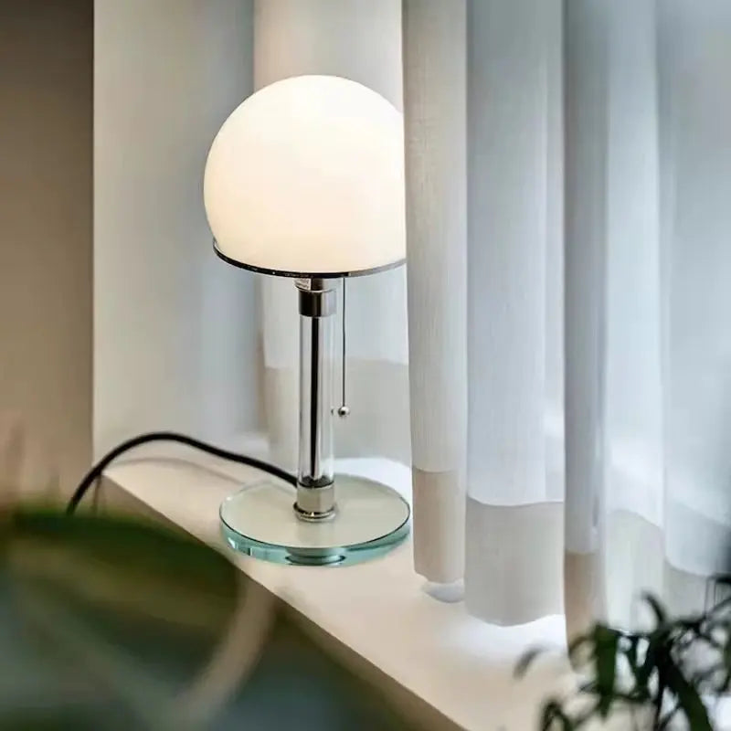 Lampe de Chevet en Verre Opale | Nora