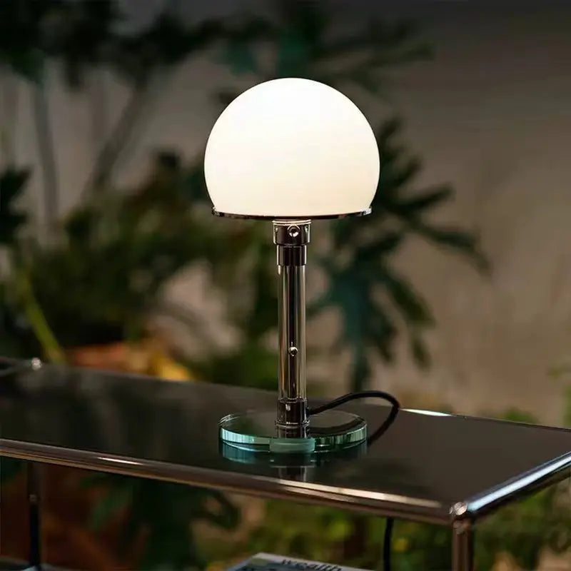 Lampe de Chevet en Verre Opale | Nora