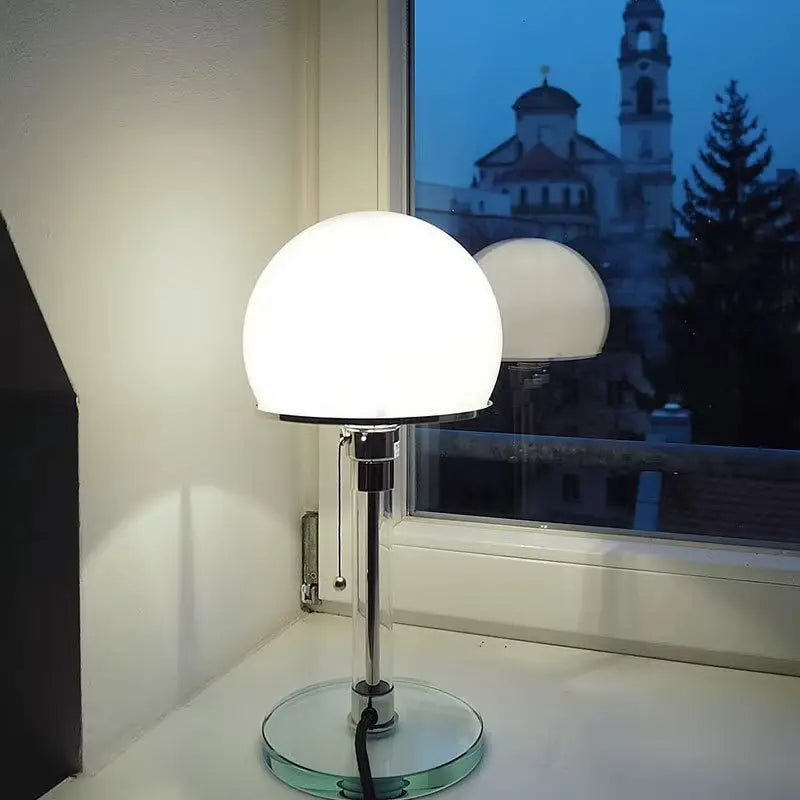 Lampe de Chevet en Verre Opale | Nora