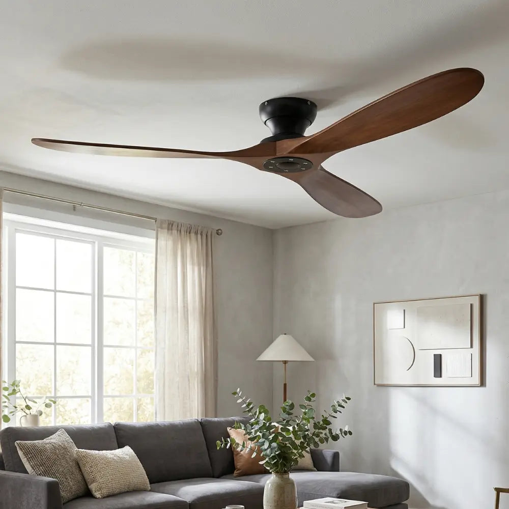 Ventilateur de Plafond Bois Foncé | Horia
