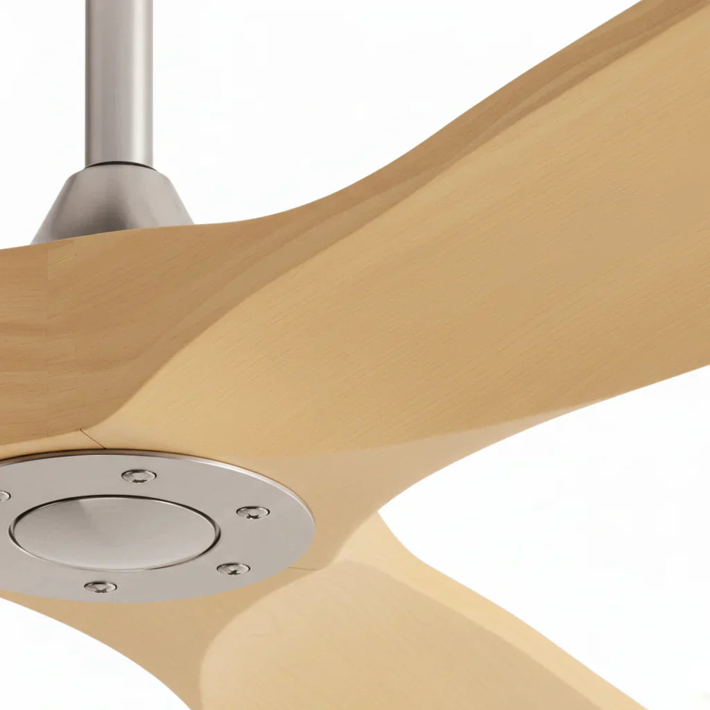Ventilateur de Plafond Bois Clair Vintage | Noa