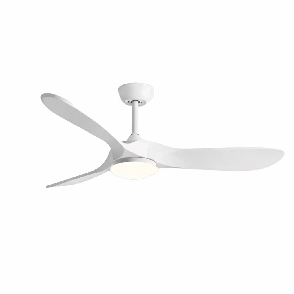 Ventilateur de Plafond Bois Blanc LED | Pavo
