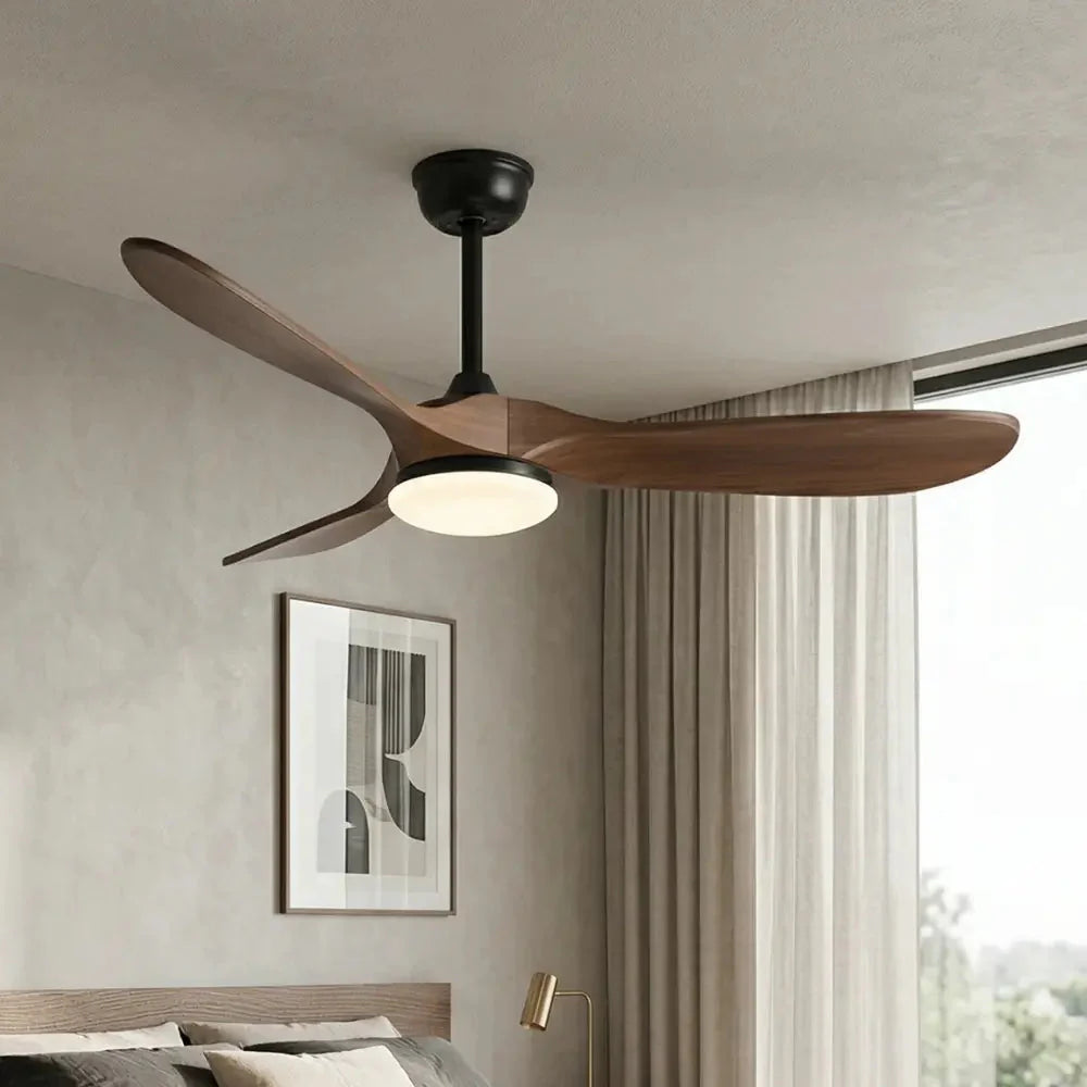 Ventilateur de Plafond Bois Noir | Calio